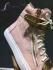 Giuseppe Zanotti exclusive pink croc embossed leather ringo sneakers